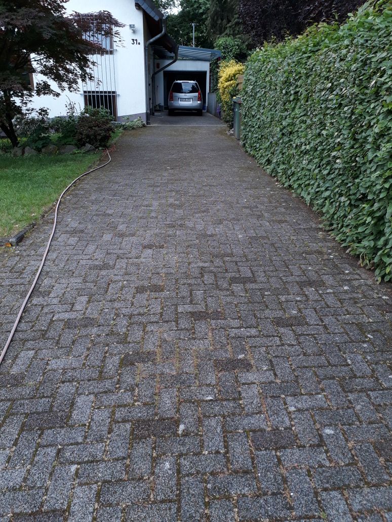 Pflasterarbeiten Vorher