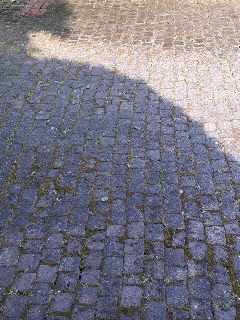 Pflasterarbeiten Vorher